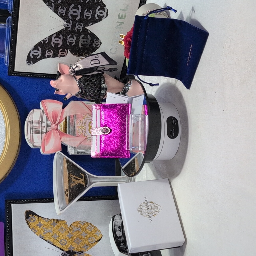 Kurt Geiger London Kensington Multi Card Holder In Metallic Fuchsia Leather❤️‍🔥 - Picture 3 of 9